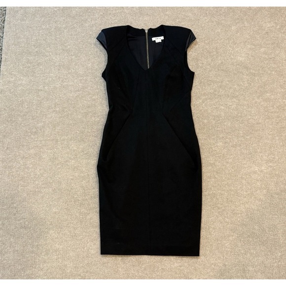 Helmut Lang Dresses & Skirts - Helmut Lang Luxurious Wool Silk Blend Dress Black Size 0 Office Fancy Pencil